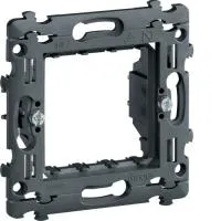 Основание однократное для встроенных монтажных коробок Systo 45x45, пластик, серый